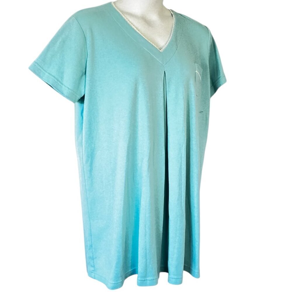 Lansinoh Breastfeeding Collection Nursing Nightgown Tunic Everyday V Neck XXL